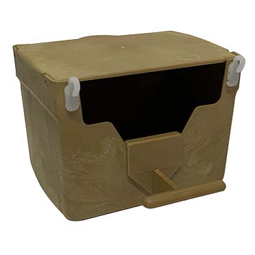 Nest box plastic for exotics birds beige - Product shot