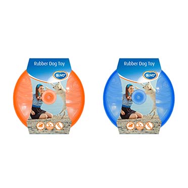 Tpr flash frisbee oranje/blauw - Product shot