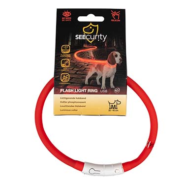 Flash ring anneau lumineux usb silicon rouge - Verpakkingsbeeld