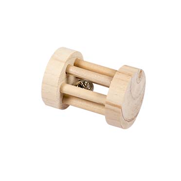 Holzspielrolle mit glöckchen - <Product shot>
