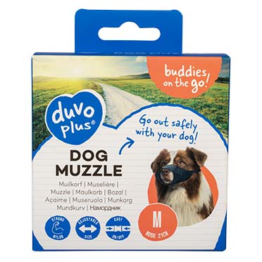 Dog muzzle nylon - Facing