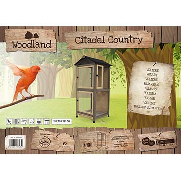 Woodland aviary citadel country - Verpakkingsbeeld