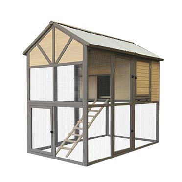 Woodland chicken coop  lodge country  209x128x183cm
