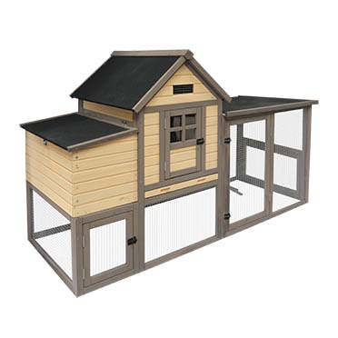 Woodland chicken coop  ranch country  198x76x122cm