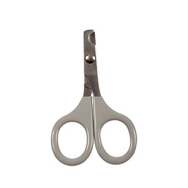 Curved nail scissors grey - Product shot
