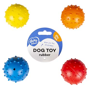 Rubber Dental Ball gemischte farben - Verpakkingsbeeld