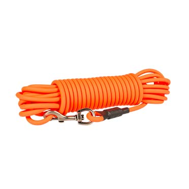 Explor south tracking leash pvc round neon orange - <Product shot>