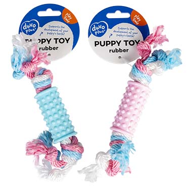 Puppy TPR Stick Met nylon Touw - Verpakkingsbeeld