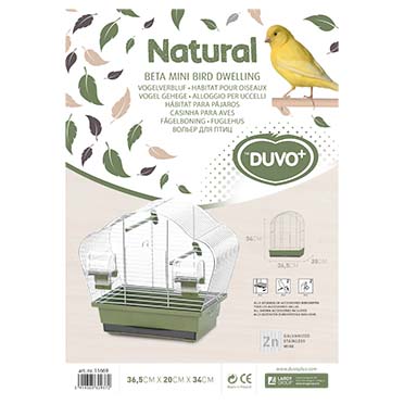 VOGELKOOI NATURAL BETA MINI olijfgroen/zinc - Verpakkingsbeeld