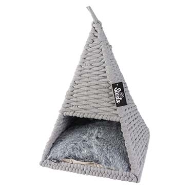 Oyster tipi in cotton rope grey - Verpakkingsbeeld