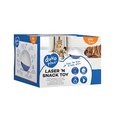Laser 'n’ snack toy white/blue - Verpakkingsbeeld