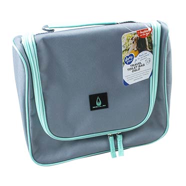Travel toilet bag oslo grey/light green - Verpakkingsbeeld
