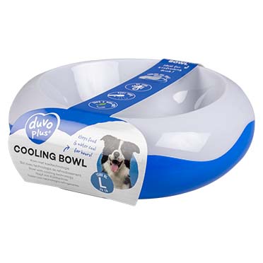 Cooling bowl white/blue - Verpakkingsbeeld