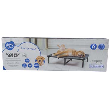 Dog bed relax grey - Facing