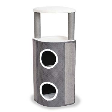 Scratching tower bert grey/white - <Product shot>