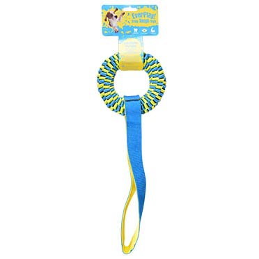 Supa` nylon tug hoop blue/yellow - Verpakkingsbeeld