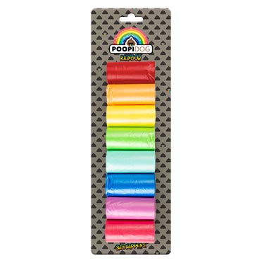 Sacs ramasse-crottes rainbow multicolore - Verpakkingsbeeld