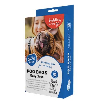 Poo bags classic easy close black - Verpakkingsbeeld