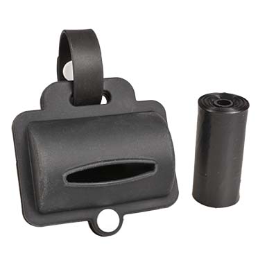 Poo bag dispenser silicon black - Product shot