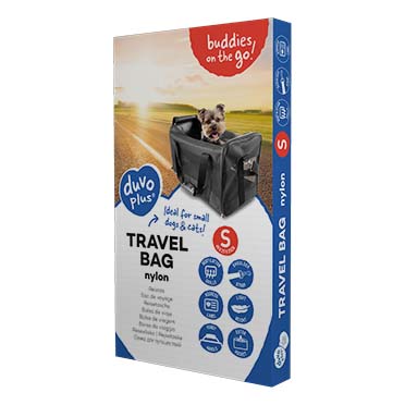 Travel bag nylon black - Verpakkingsbeeld