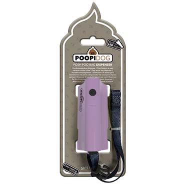 Poo bag dispenser led purple - Verpakkingsbeeld