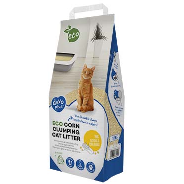 Eco corn clumping cat litter - Verpakkingsbeeld