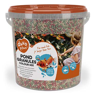 Pond granules colour mix  10l - 4mm