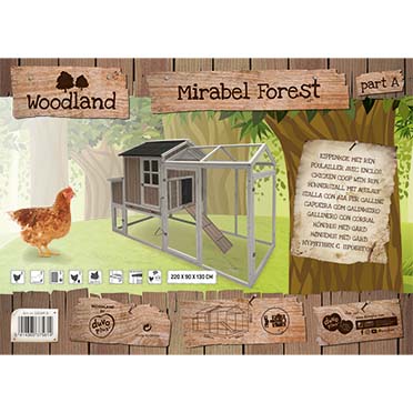 Woodland chicken coop mirabel forest taupe - Verpakkingsbeeld