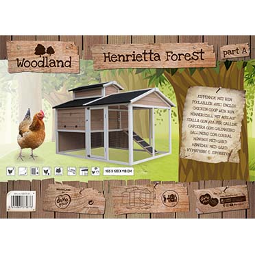 Woodland chicken coop henrietta forest taupe - Verpakkingsbeeld