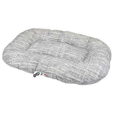 Oval cushion sewn cliff Grey 50x35x6,5cm