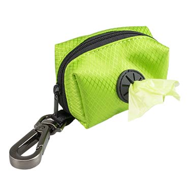 Poo bag dispenser nylon green - Detail 1