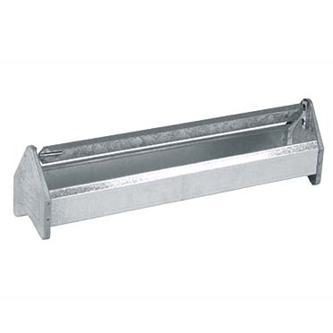 Galvanised poultry feeder rotating head  50x10x13cm
