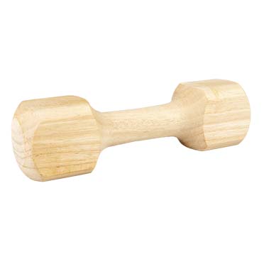 Wooden retrieving dumbbell brown - <Product shot>