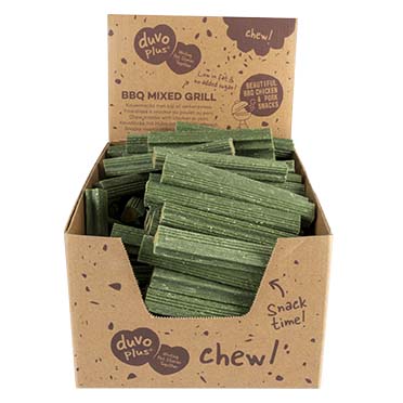 Chew! stuffed dental sticks green - Verpakkingsbeeld