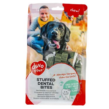 Chew! gevulde dental bites groen - Verpakkingsbeeld