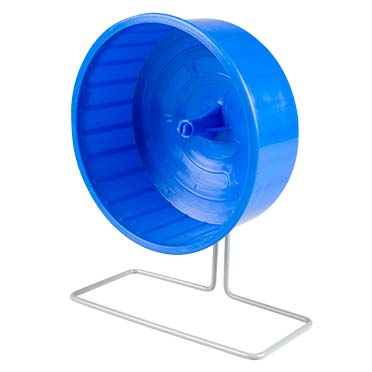 Roue d'activité en plastique bleu - <Product shot>