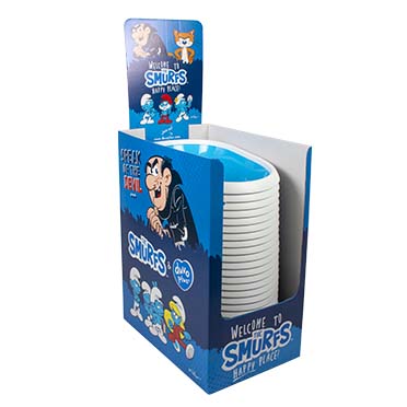 Hefty smurf open cat litter box blue - Verpakkingsbeeld