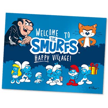 Welcome floormat the smurfs - Product shot