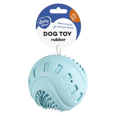 Rubber giggle ribble ball blue - Verpakkingsbeeld