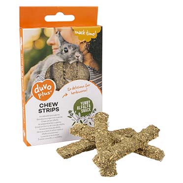 Chew strips alfalfa green - Product shot