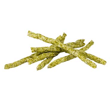 Krokante knabbelsticks spinazie groen - Foodshot