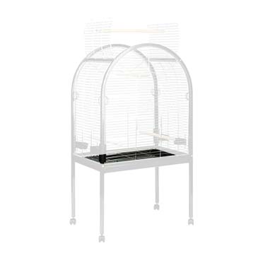 Bottom grid pearl parrot cage 498/037 silver - Product shot