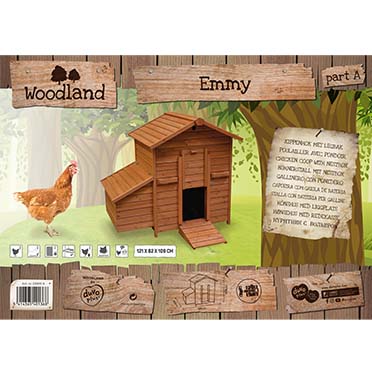 Woodland chicken coop emmy brown - Verpakkingsbeeld