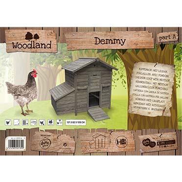 Woodland hühnerstall demmy grau - Verpakkingsbeeld