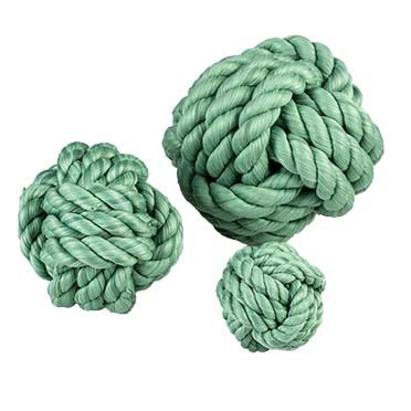 Sweater rope ball green - Detail 1