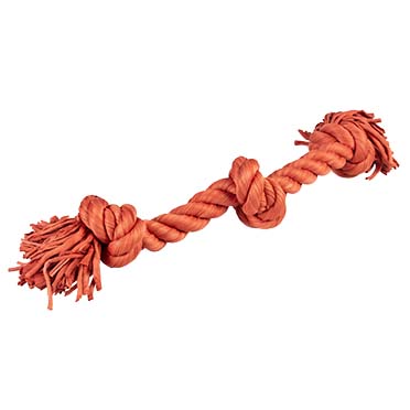 Corde en sweater avec 3 nœuds rouge - Product shot