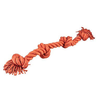 Sweater rope with 4 knots red - Product shot