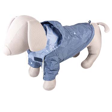 Dog raincoat parka blue - <Product shot>