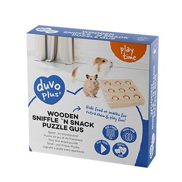 Holz sniffle `n snack puzzle gus beige - Verpakkingsbeeld