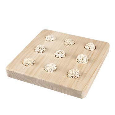 Wooden sniffle `n snack puzzle hao beige - Product shot